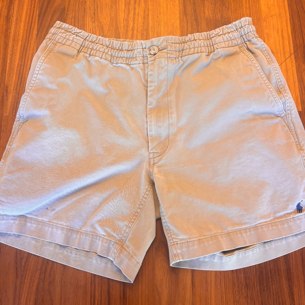 Polo by Ralph Lauren Tan Flat Front Shorts